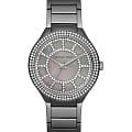 Michael Kors Michael Kors Kerry MK3410  MK3410 кварцевые женские часы  перламутровый циферблат, браслет нержавеющая сталь с pvd-покрытием — вид спереди