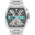 Wainer Wainer Automatic WA.25150-G  WA.25150-G механические мужские часы цветной циферблат, браслет нержавеющая сталь — вид спереди