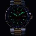Swiss Military by Chrono Swiss Military by Chrono Automatic Dive SMA34086.08 механические мужские часы часы, крупный план черный циферблат