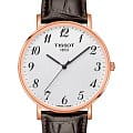 Tissot Tissot Everytime Large T109.610.36.032.00 Everytime T1096103603200 кварцевые мужские часы  белый циферблат, браслет кожаный — вид спереди