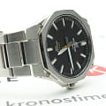 Casio Casio Edifice EFR-S108D-1AVUDF (EFR-S108D-1A) кварцевые мужские часы часы, крупный план черный циферблат