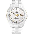Rado Rado Hyperchrome R32257012 Automatic R32257012 механические женские часы белый циферблат, браслет высокотехнологичная керамика — вид спереди
