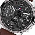 Tommy Hilfiger Tommy Hilfiger Sport 1791562  американские мужские часы на браслете кожаный боковой вид