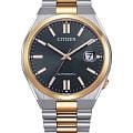 Citizen Citizen Tsuyosa NJ0154-80H  NJ0154-80H механические мужские часы серый циферблат, браслет нержавеющая сталь с ip-покрытием — вид спереди