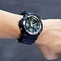 Casio Casio G-Shock GAW-100-1A японские наручные мужские часы заводная головка с логотипом Casio
