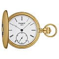 Tissot Tissot Savonnette Mechanical T867.405.39.013.00  T8674053901300 с ручным заводом мужские часы  белый циферблат, браслет не выбрано — вид спереди