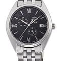 Orient Orient RA-AK0504B1  RA-AK0504B механические мужские часы  черный циферблат, браслет нержавеющая сталь — вид спереди