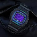 Casio Casio G-Shock GW-B5600BL-1DR (GW-B5600BL-1) электронные мужские часы часы, крупный план фиолетовый циферблат