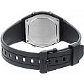 Casio Casio Collection W-202-1A illuminator японские мужские часы на браслете пластик боковой вид