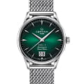 Certina Certina DS-1 Big Date Powermatic 80 C029.426.11.091.60 DS 1 C0294261109160 механические мужские часы  зеленый циферблат, браслет нержавеющая сталь — вид спереди