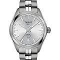 Tissot Tissot PR 100 Titanium Quartz Lady T101.210.44.031.00 PR 100 T1012104403100 кварцевые женские часы  белый циферблат, браслет титановый — вид спереди