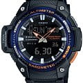 Casio Casio Collection SGW-450H-2BER  SGW-450H-2B кварцевые мужские часы  черный циферблат, браслет пластик — вид спереди