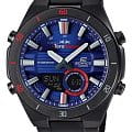 Casio Casio Edifice ERA-110TR-2A ERA ERA-110TR-2AER кварцевые мужские часы  синий циферблат, браслет сталь c pvd покрытием — вид спереди
