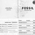 Fossil Fossil Bannon  FS4866 мужские часы черный циферблат на запястье