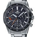 Casio Casio Edifice EFS-S580D-1A EFS EFS-S580DB-1A кварцевые мужские часы  черный циферблат, браслет нержавеющая сталь — вид спереди