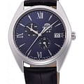 Orient Orient RA-AK0507L1  RA-AK0507L механические мужские часы  синий циферблат, браслет кожаный — вид спереди