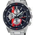 Casio Casio Edifice EFR-S567TR-2A EFR EFR-S567TR-2A кварцевые мужские часы  черный циферблат, браслет нержавеющая сталь — вид спереди