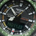Casio Casio Pro Trek PRT-B70-5 pro trek японские мужские часы на браслете пластик боковой вид