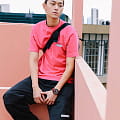 Casio GA-110RB-1AER наручные мужские часы застежка крупным планом