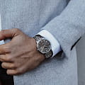 Certina Certina DS Caimano Chronograph C035.417.44.087.00  швейцарские мужские часы на браслете титановый боковой вид
