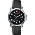 Swiss Military Hanowa Swiss Military Hanowa 06-4231.04.007  06-4231.04.007 кварцевые мужские часы  черный циферблат, браслет кожаный — вид спереди