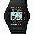 Casio Casio G-Shock GW-M5610-1  GW-M5610-1E электронные мужские часы  черный циферблат, браслет пластик — вид спереди