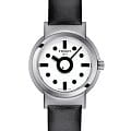 Tissot Tissot Heritage Memphis Lady T134.210.17.011.00  T1342101701100 кварцевые женские часы  белый циферблат, браслет кожаный — вид спереди