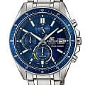 Casio Casio Edifice EFS-S510D-2A EFS EFS-S510D-2A кварцевые мужские часы  синий циферблат, браслет нержавеющая сталь — вид спереди