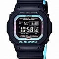Casio Casio G-Shock GW-M5610PC-1E  GW-M5610PC-1E электронные мужские часы  черный циферблат, браслет пластик — вид спереди