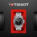 Tissot Tissot V8 Swissmatic T106.407.11.051.00 мужские часы черный циферблат на запястье
