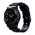 Casio Casio G-Shock GAW-100B-1A  — задняя крышка сталь металл пластик корпуса японские часы