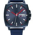 Tommy Hilfiger Tommy Hilfiger Classic 1791865  1791865 кварцевые мужские часы  синий циферблат, браслет силикон — вид спереди